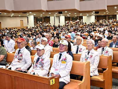여의도순복음교회 6·25 참전용사 초청 감사 격려